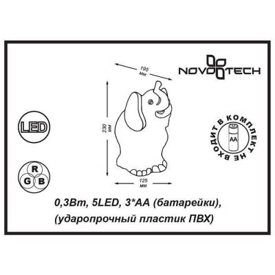 Настольная лампа-ночник Novotech Night Light 357424