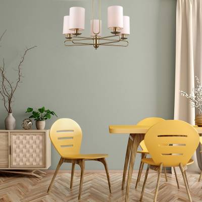 Люстра на штанге Escada Eclipse 10166/5PL Brass фото
