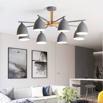 Люстра на штанге Imperiumloft Noa Gray By Imperiumloft NOA01 фото