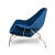 Кресло c оттоманкой Womb Chair