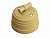 пластиковый ретро выключатель песочное золото, тм мезонинъ, одноклавишный, проходной, серия усадьба