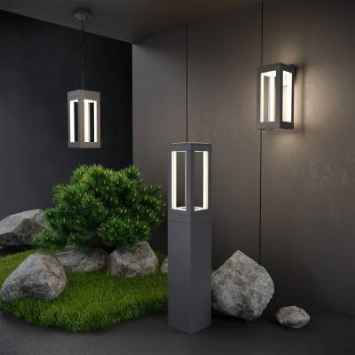 Подвесной светильник Elektrostandard Frame 1528 TECHNO LED серый фото