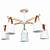 Люстра на штанге Arte Lamp Thomas A7032PL-5WH фото