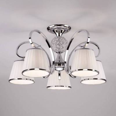 Потолочная люстра Eurosvet Tessa 60088/5 хром фото