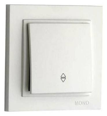 Выключатель проходной одноклавишный Mono Electric Despina 102-010025-109 фото