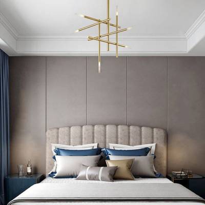 Люстра на штанге Imperiumloft Traverse Gold TRAVERSE01 фото
