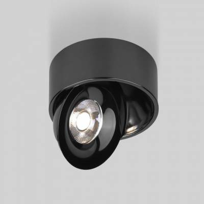 Накладной светильник Elektrostandard Glide Glide 8W жемчуг черный (25100/LED) фото