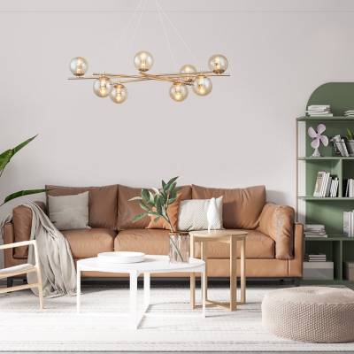 Подвесная люстра Escada Balance 1119/8S Gold фото
