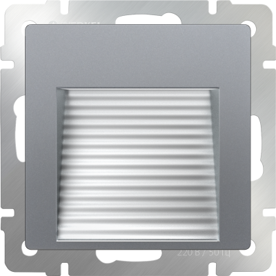 WL06-BL-02-LED/ Встраиваемая LED подсветка (серебряный) фото
