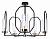 Люстра на штанге Arte Lamp Celaeno A7004PL-5BK фото
