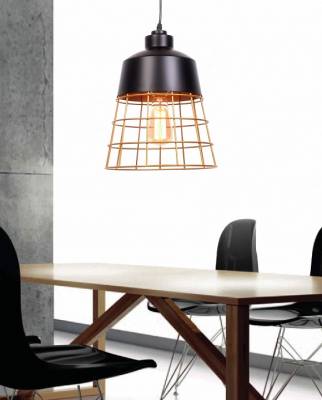 Подвесной светильник LUMINA DECO Bagsy LDP 7933 BK фото
