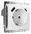 Розетка с заземлением, шторками и USB, без рамки Werkel белый W1171701 фото
