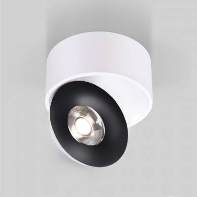 Накладной светильник Elektrostandard Glide Glide 8W белый/черный (25100/LED) фото