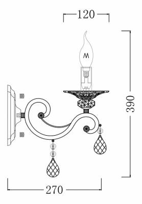 Бра Maytoni Grace ARM247-01-G фото
