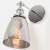 Бра LUMINA DECO Fabi LDW 6800-1 CHR+GY фото