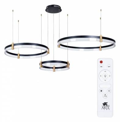 Подвесной светильник Arte Lamp Mercury A2185SP-3BK фото