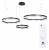 Подвесной светильник Arte Lamp Mercury A2185SP-3BK фото