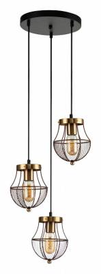 Подвесной светильник Indigo Pallo 10011/3P Gold фото