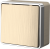 WL15-01-03/ Выключатель одноклавишный проходной Gallant (белый) фото