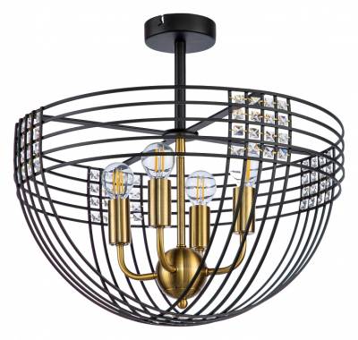 Светильник на штанге Indigo Fresco 10001/4C Black фото