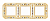 фото рамка 3-поста fede toscana siena цвет: 	светлое золото-белая патина/palace
