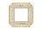 фото рамка одинарная fede toscana firenze цвет: 	светлое золото-белая патина