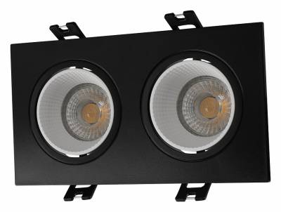 Встраиваемый светильник Denkirs DK3022 DK3072-BK+WH фото