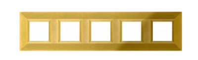 фото рамка 5-постов fede granada цвет:	светлое золото