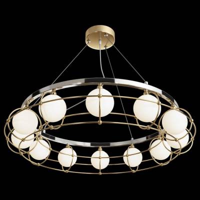 Подвесная люстра Maytoni Carcass MOD312PL-12GCH фото