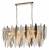 Подвесная люстра iLamp Dolce P2543-10 GD в EL DECO Подвесная люстра iLamp Dolce P2543-10 GD фото