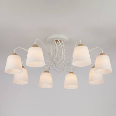 Потолочная люстра Eurosvet Betty 70062/8 белый фото