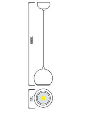 Подвесной светильник Horoz Electric Astra HRZ00000789