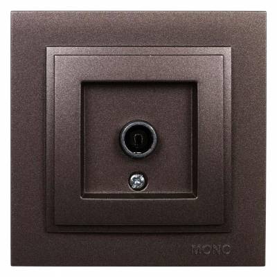 ТВ-розетка проходная Mono Electric Despina 102-232305-137 фото