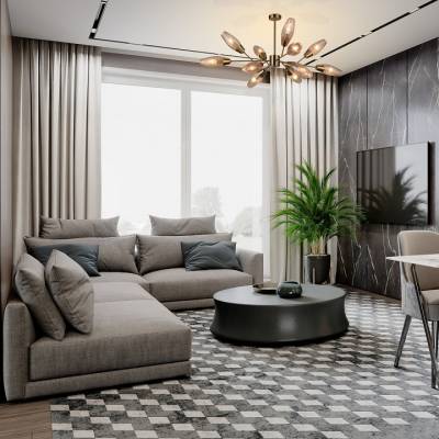 Люстра на штанге Escada Desire 10165/12PL Copper фото