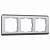Рамка на 3 поста Werkel Snabb basic 3 W0032106 фото