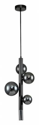 Подвесная люстра Indigo Canto 11026/5P Black фото