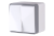 WL15-03-02/ Выключатель двухклавишный влагозащищенный Gallant (белый) фото