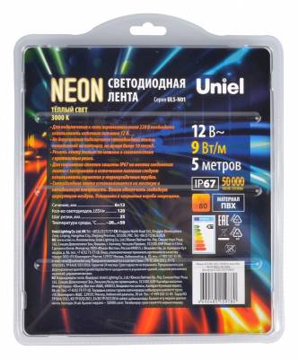 Лента светодиодная Uniel Neon ULS-N01 UL-00009082 фото