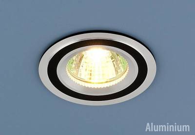 Алюминиевый точечный светильник 5305 MR16 CH/BK хром/черный фото