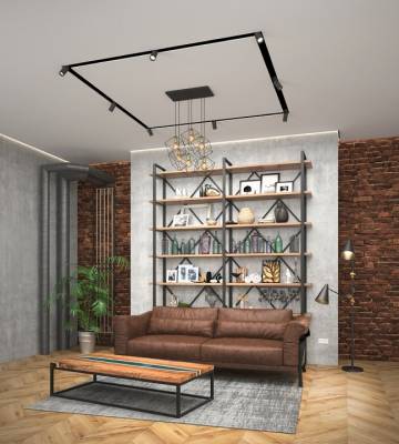 Профиль-держатель встраиваемый Denkirs Flod DK5850-BK фото