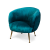 Кресло Evgenis Turquoise