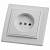Розетка без заземлением и шторками Stekker Эрна 39049 фото