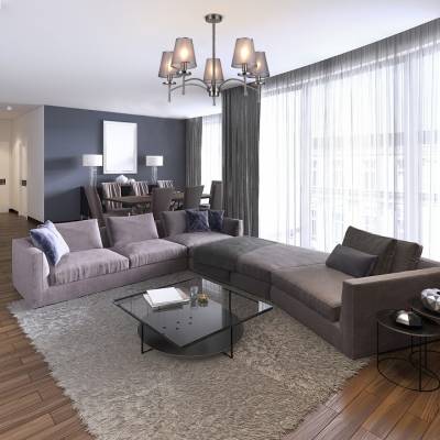 Люстра на штанге Escada Faith 694/5PL Nickel фото