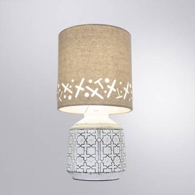 Настольная лампа декоративная Arte Lamp Bunda A4007LT-1WH фото