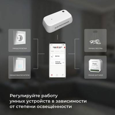 Датчик движения и освещенности Elektrostandard  76200/00 фото