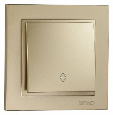 Выключатель проходной одноклавишный Mono Electric Despina 102-222225-109 фото