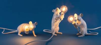Лампа светодиодная Seletti Mouse Lamp E14 1Вт K 15220L фото