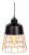Подвесной светильник LUMINA DECO Bagsy LDP 7933 BK фото
