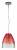 Подвесной светильник Indigo Bacca 11028/1P Red фото