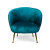Кресло Evgenis Turquoise